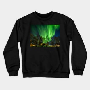 The Western Sky in Green Crewneck Sweatshirt